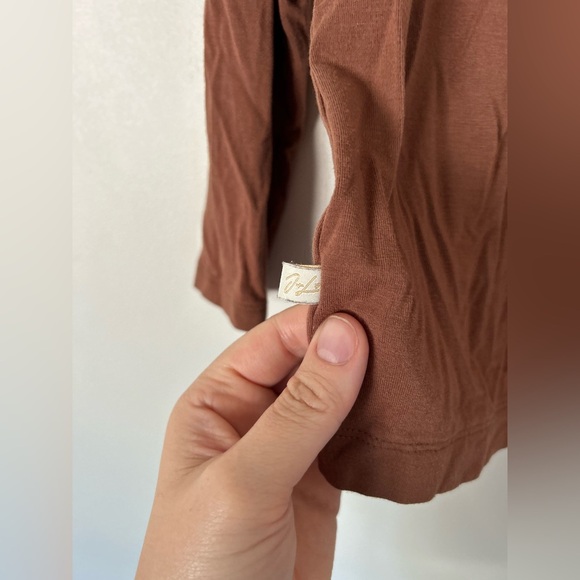 Jax & Lennon Brown Button-Up Bamboo Cardigan 5/6Y - Picture 7 of 7